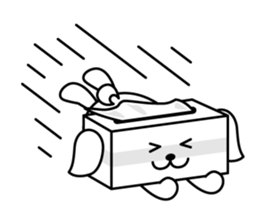 Tissue dogs sticker #1907606