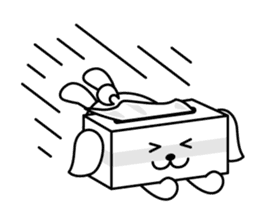 Tissue dogs sticker #1907606