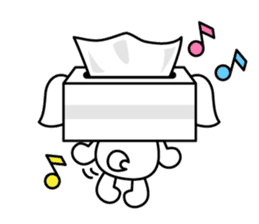 Tissue dogs sticker #1907609