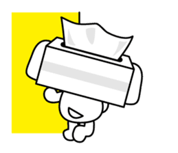 Tissue dogs sticker #1907613