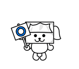 Tissue dogs sticker #1907615