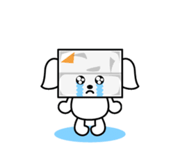 Tissue dogs sticker #1907620