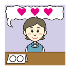 Clerical support People sticker #1908060