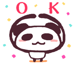 Stickers of a panda!! sticker #1908101