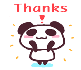 Stickers of a panda!! sticker #1908103