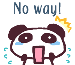 Stickers of a panda!! sticker #1908107
