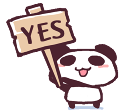 Stickers of a panda!! sticker #1908108