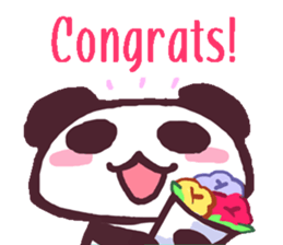 Stickers of a panda!! sticker #1908112