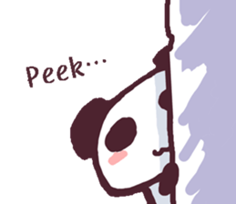 Stickers of a panda!! sticker #1908121