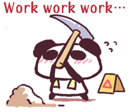 Stickers of a panda!! sticker #1908125