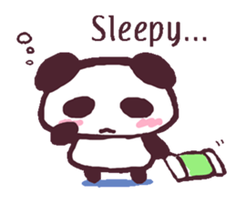 Stickers of a panda!! sticker #1908128