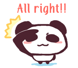 Stickers of a panda!! sticker #1908136