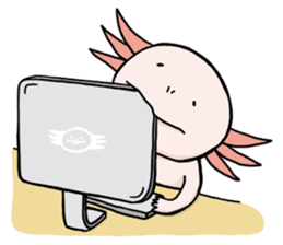 Axolotl HEPETA sticker #1908296