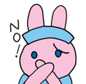 rabbitnurse sticker #1909479