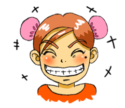 Emotions of woman sticker #1910482