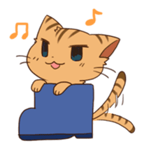The cat included in boots! sticker #1910637