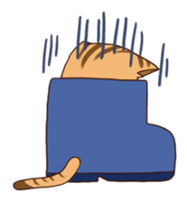 The cat included in boots! sticker #1910645