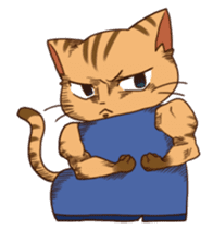 The cat included in boots! sticker #1910655