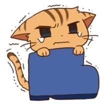 The cat included in boots! sticker #1910657