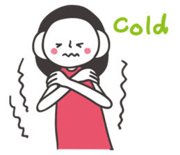 Black hair girl_Not motivated sticker #1910787