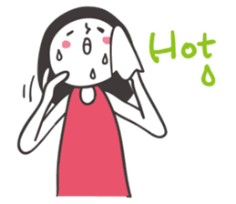 Black hair girl_Not motivated sticker #1910788