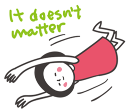 Black hair girl_Not motivated sticker #1910808