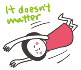 Black hair girl_Not motivated sticker #1910808