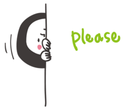 Black hair girl_Not motivated sticker #1910813