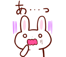 Good listener Rabbit&Cat Sticker sticker #1912084