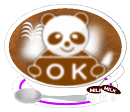 Caffe latte art sticker(English ver) sticker #1912264