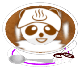 Caffe latte art sticker(English ver) sticker #1912266