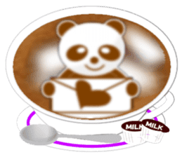 Caffe latte art sticker(English ver) sticker #1912279
