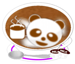 Caffe latte art sticker(English ver) sticker #1912286