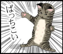 a little Realistic Nyanko Sticker sticker #1912401