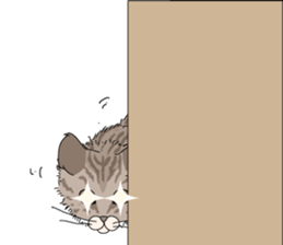 a little Realistic Nyanko Sticker sticker #1912412