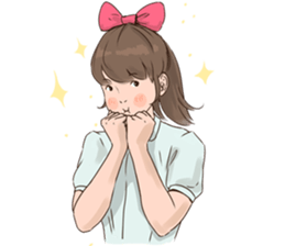 Ribbon Momoko- chan sticker #1913061