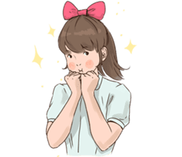 Ribbon Momoko- chan sticker #1913061