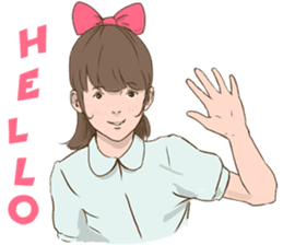 Ribbon Momoko- chan sticker #1913062