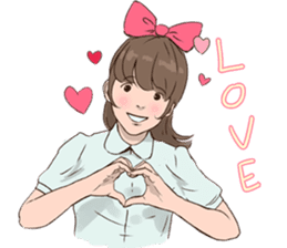 Ribbon Momoko- chan sticker #1913064