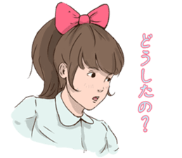 Ribbon Momoko- chan sticker #1913065