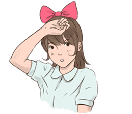 Ribbon Momoko- chan sticker #1913066