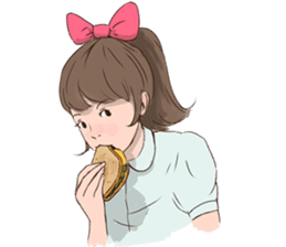 Ribbon Momoko- chan sticker #1913083