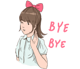 Ribbon Momoko- chan sticker #1913084