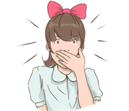 Ribbon Momoko- chan sticker #1913087