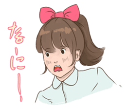 Ribbon Momoko- chan sticker #1913088