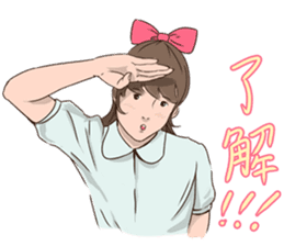 Ribbon Momoko- chan sticker #1913089