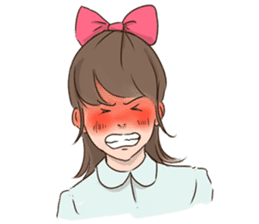 Ribbon Momoko- chan sticker #1913090