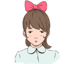 Ribbon Momoko- chan sticker #1913092
