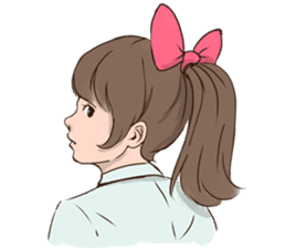 Ribbon Momoko- chan sticker #1913095