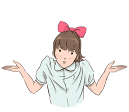 Ribbon Momoko- chan sticker #1913096